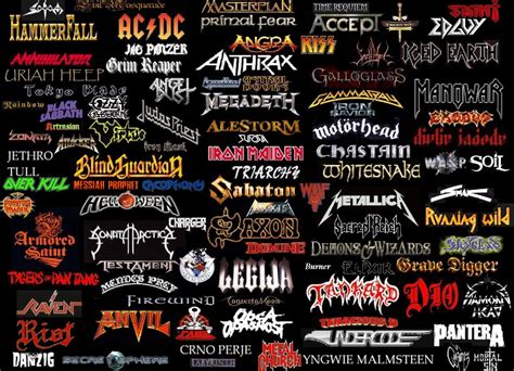 best metal band logos